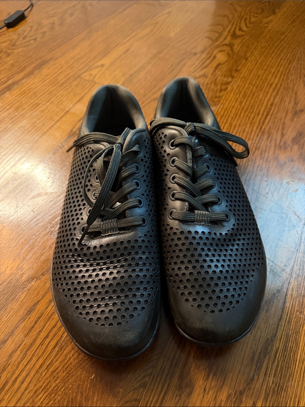 NOBULL Black Perforated Lace-Up Sneakers
